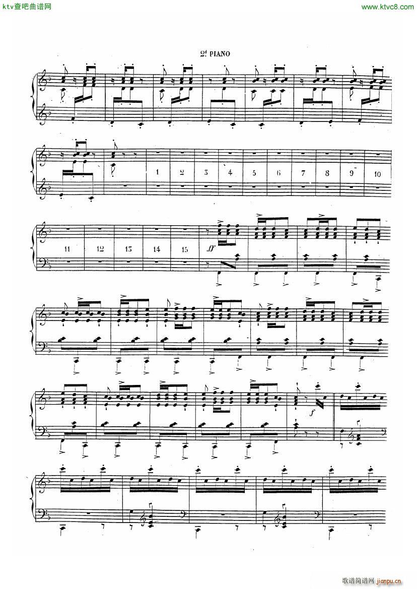 Chabrier Espana for two pianos(钢琴谱)17