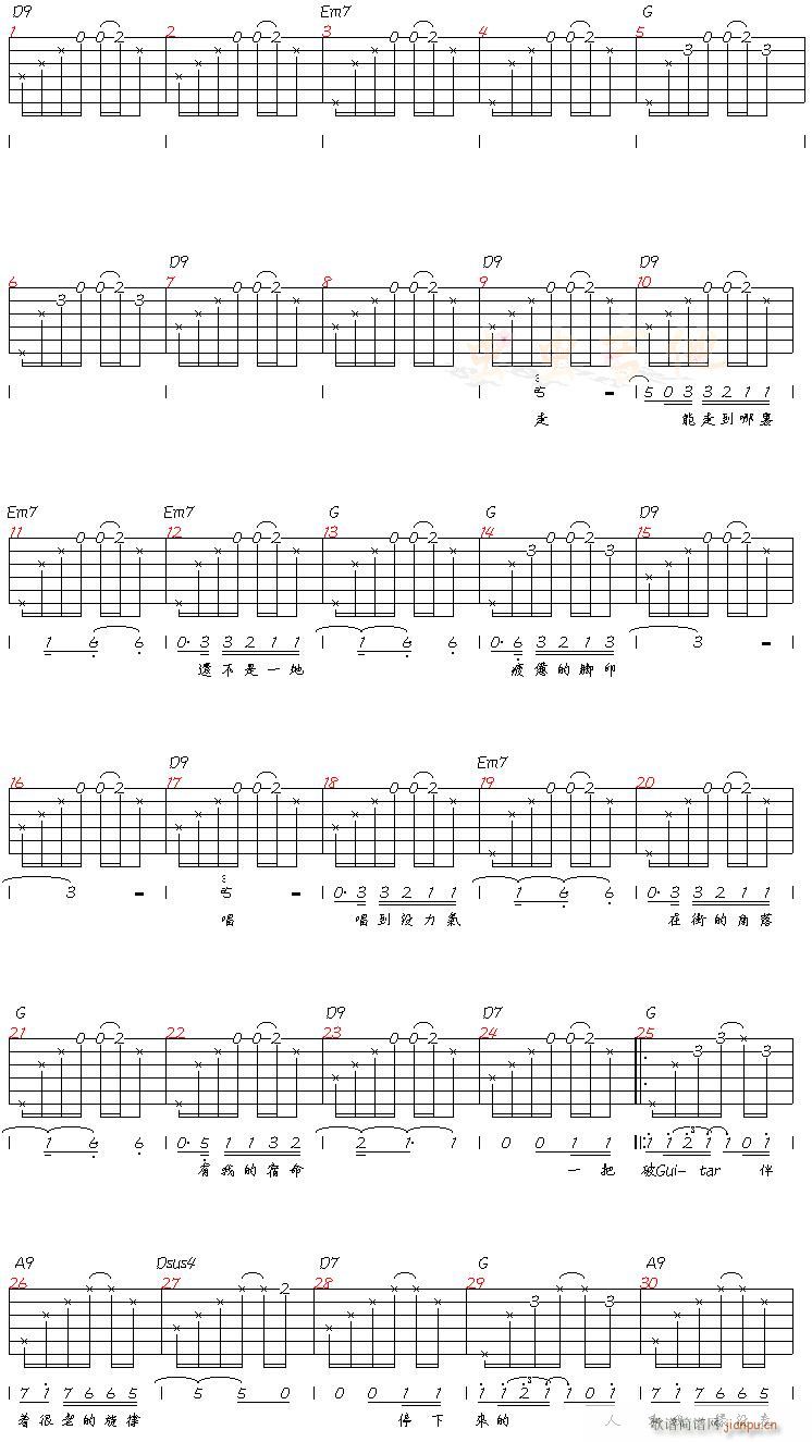 STREE－GUITAR－MAN(十字及以上)1