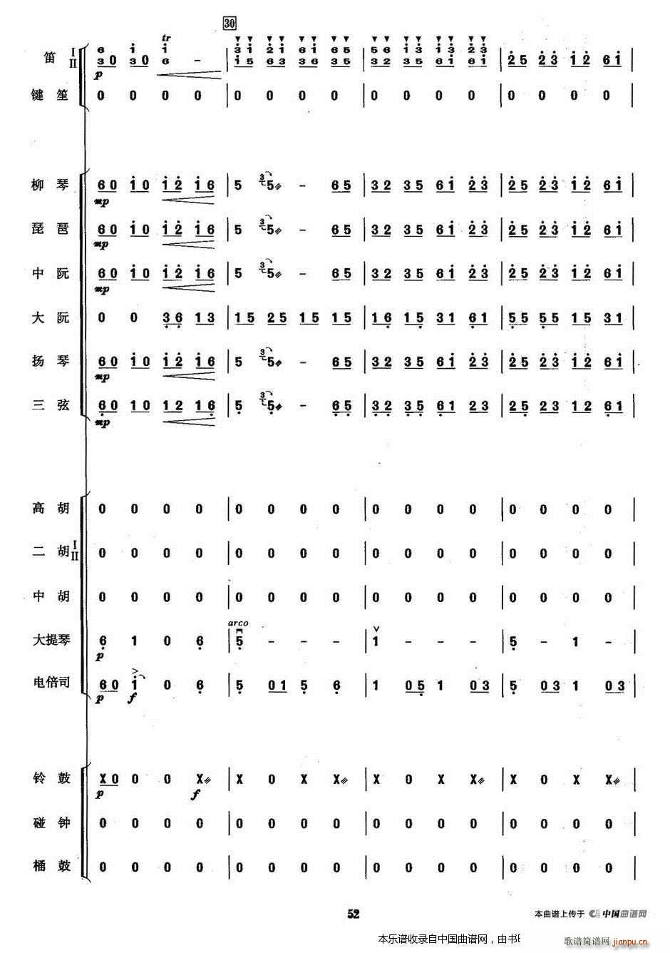 吉祥鼓 乐器谱(七字歌谱)10
