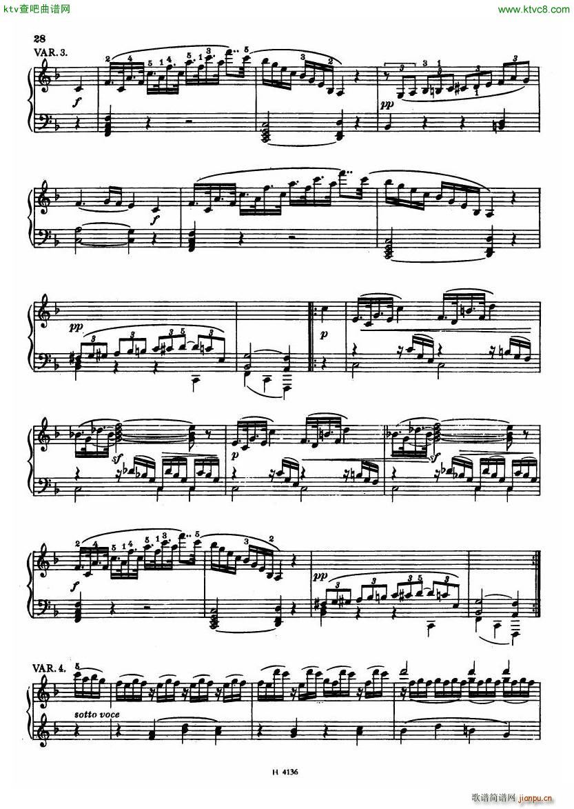 Czech piano variations from 18th century(钢琴谱)21