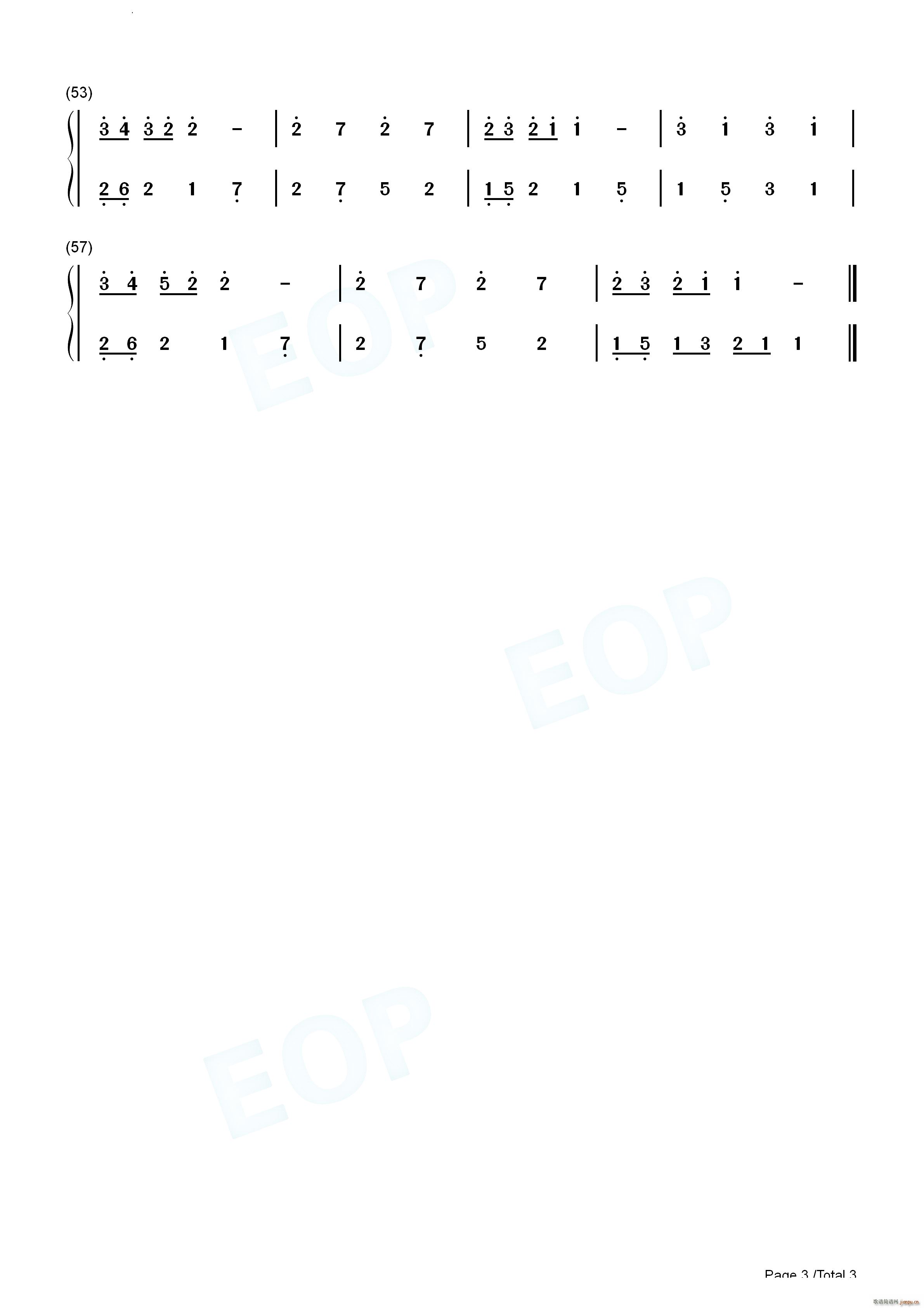 2000 原创生日歌(钢琴谱)8