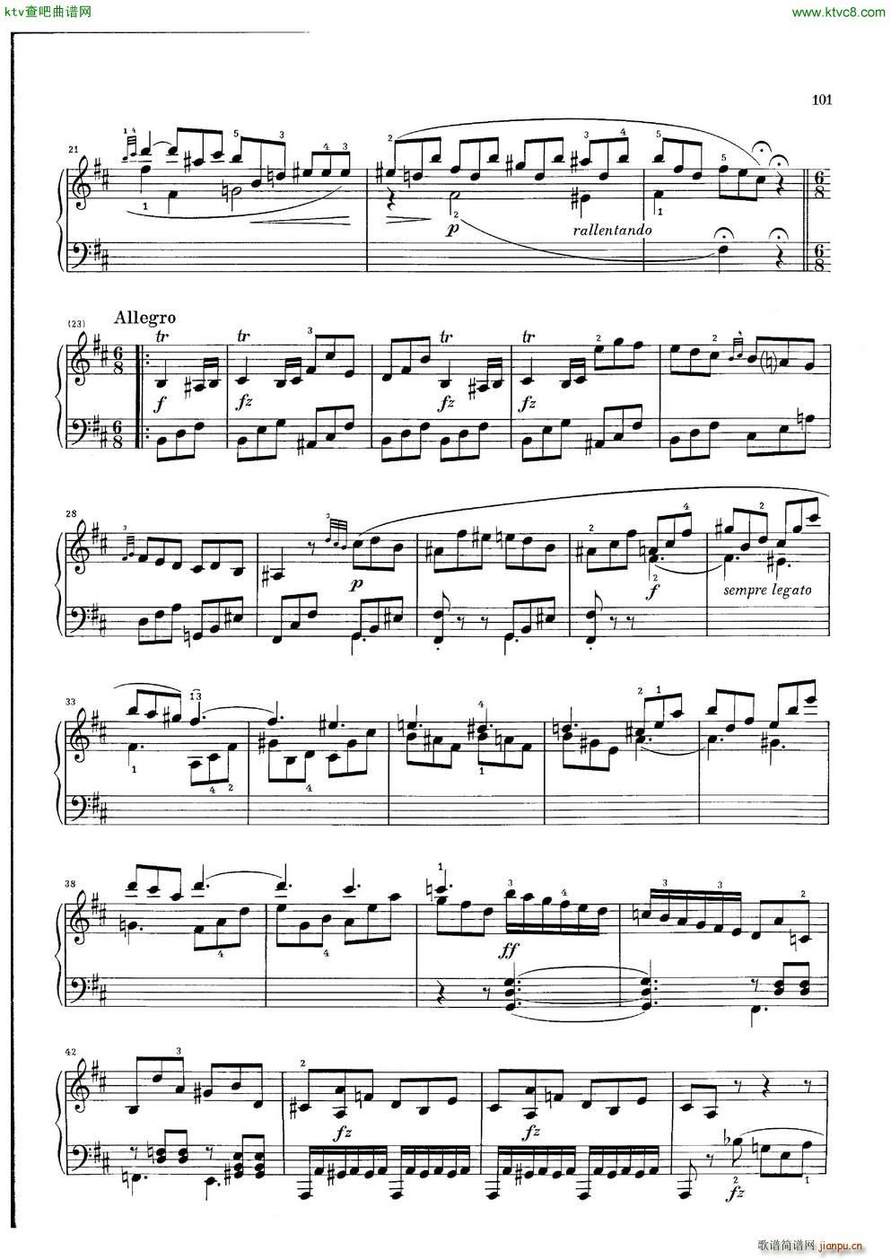 Clementi Sonata Op 42 No 2(钢琴谱)11