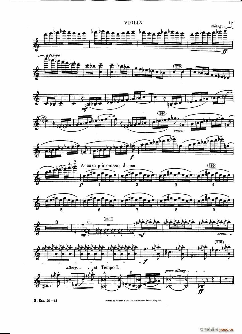 Bartok SZ 111 Contrasts violin(钢琴谱)17