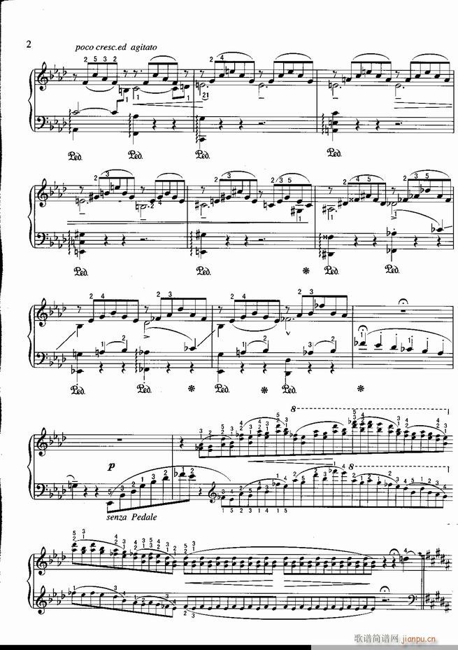 钢琴 不可不弹的世界钢琴名曲100首 五(钢琴谱)3