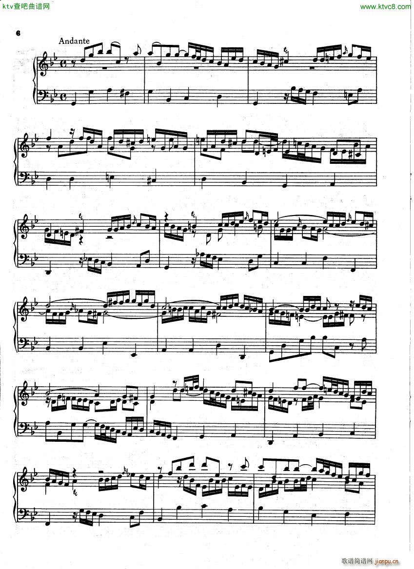 Bach CPE 6 Wurttemberg Sonatas(钢琴谱)29