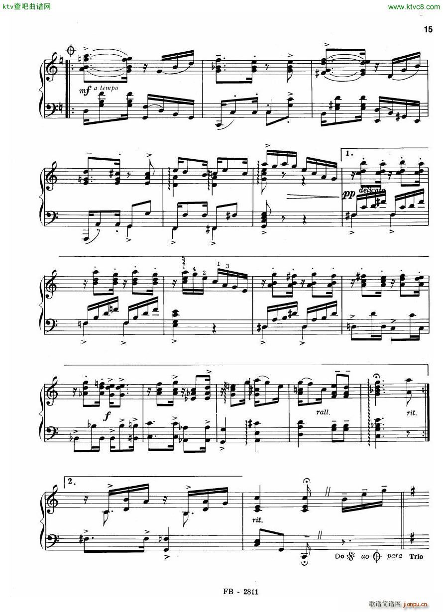 Centenário do Choro Vol 1 20 Choros Para Piano(钢琴谱)13