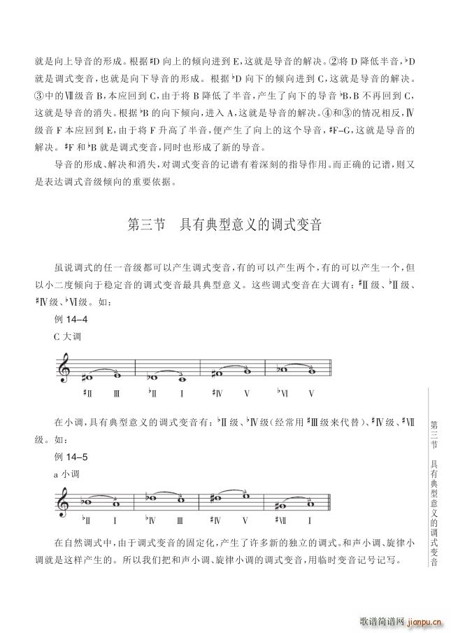 其他 第14讲 第151页第3节具有典型意义的调式变音(十字及以上)1