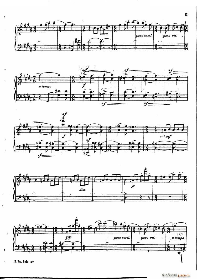 Copland Piano Sonata Piano Sonata(十字及以上)14