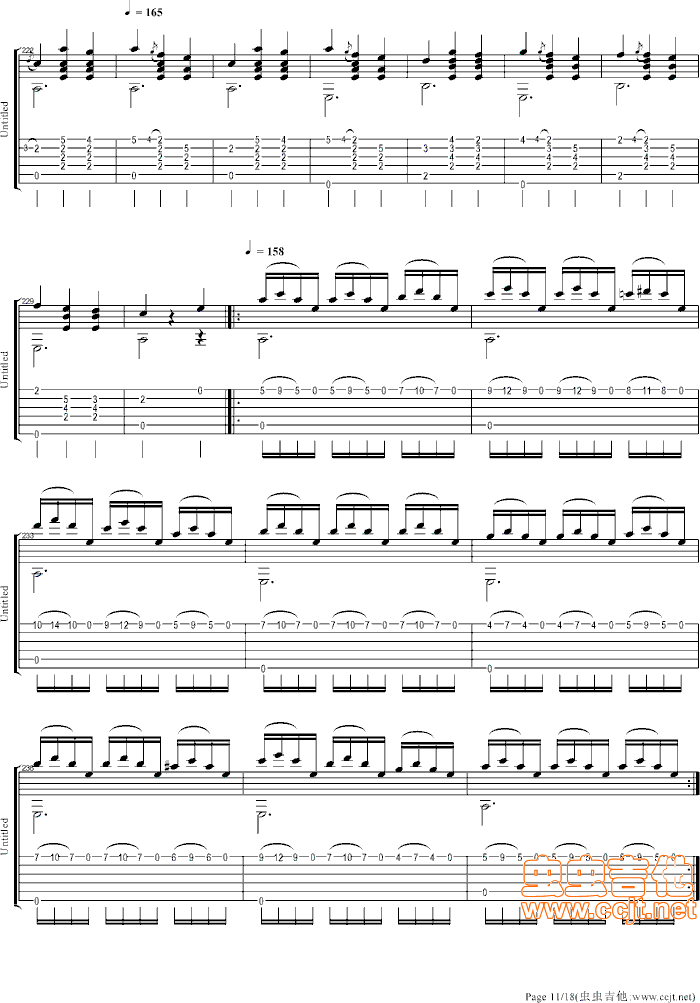 大霍塔舞曲(五字歌谱)11