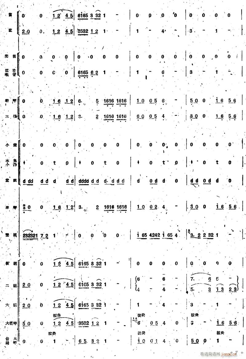 新春乐 民乐合奏 7(总谱)1