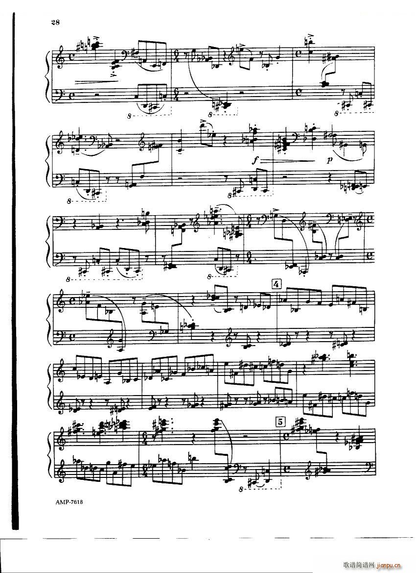 Gubaidulina Sofia Piano Sonata Piano Sonata(十字及以上)26