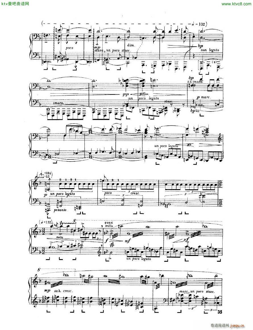 Enescu op 24 No 3 Piano sonata No 3(钢琴谱)35