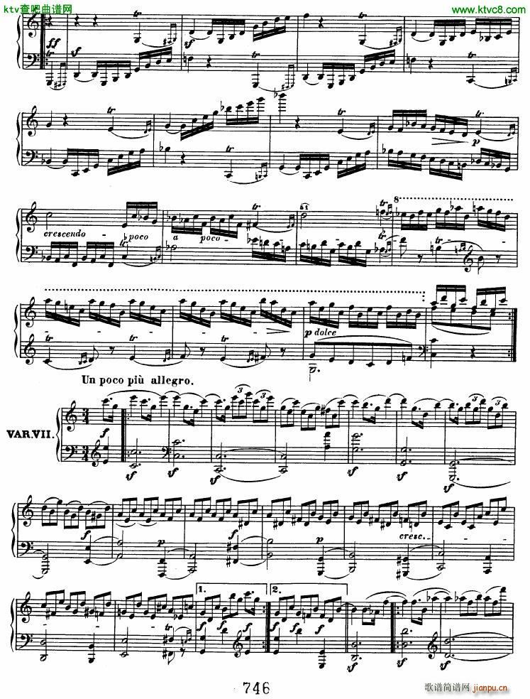 Beethoven op 120 Diabelli Variations(钢琴谱)6