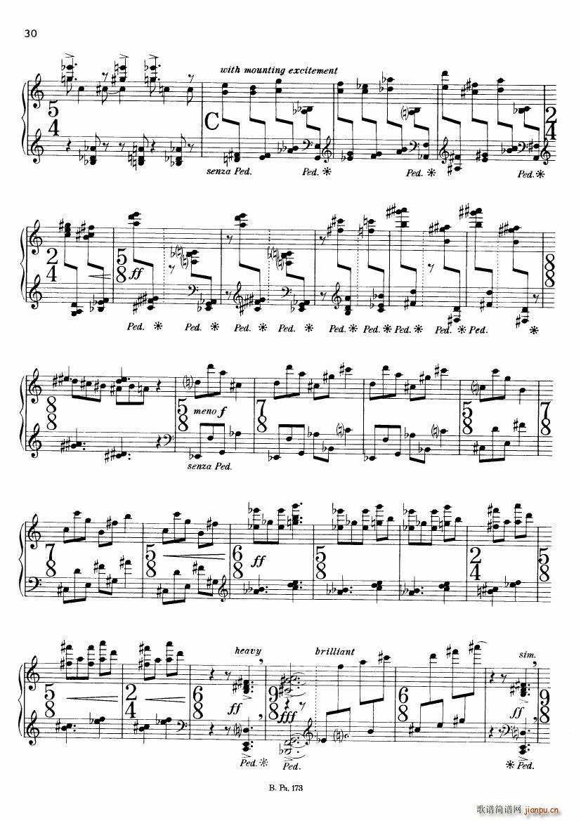Copland Piano Fantasy(钢琴谱)27