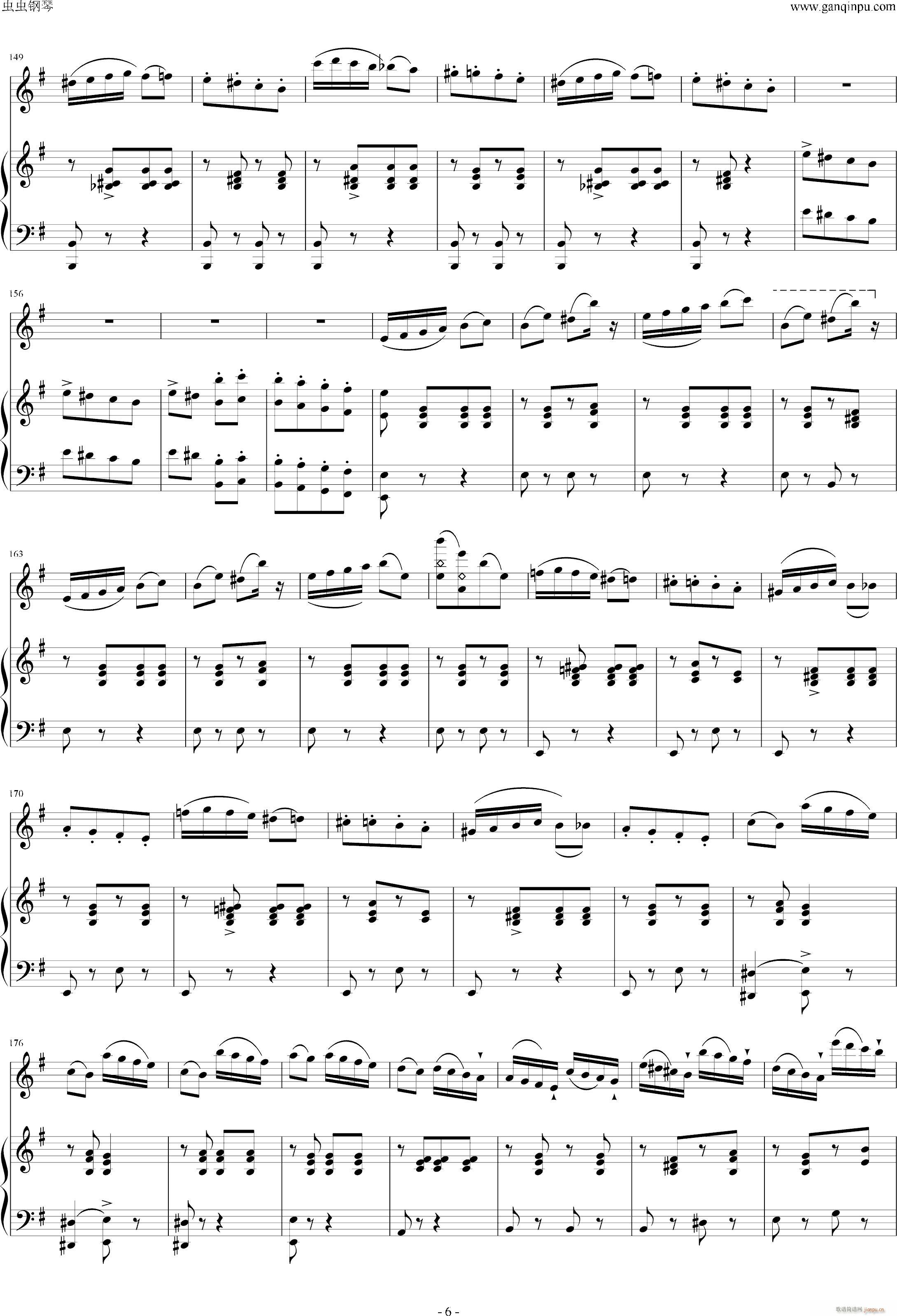 精灵之舞(钢琴谱)6