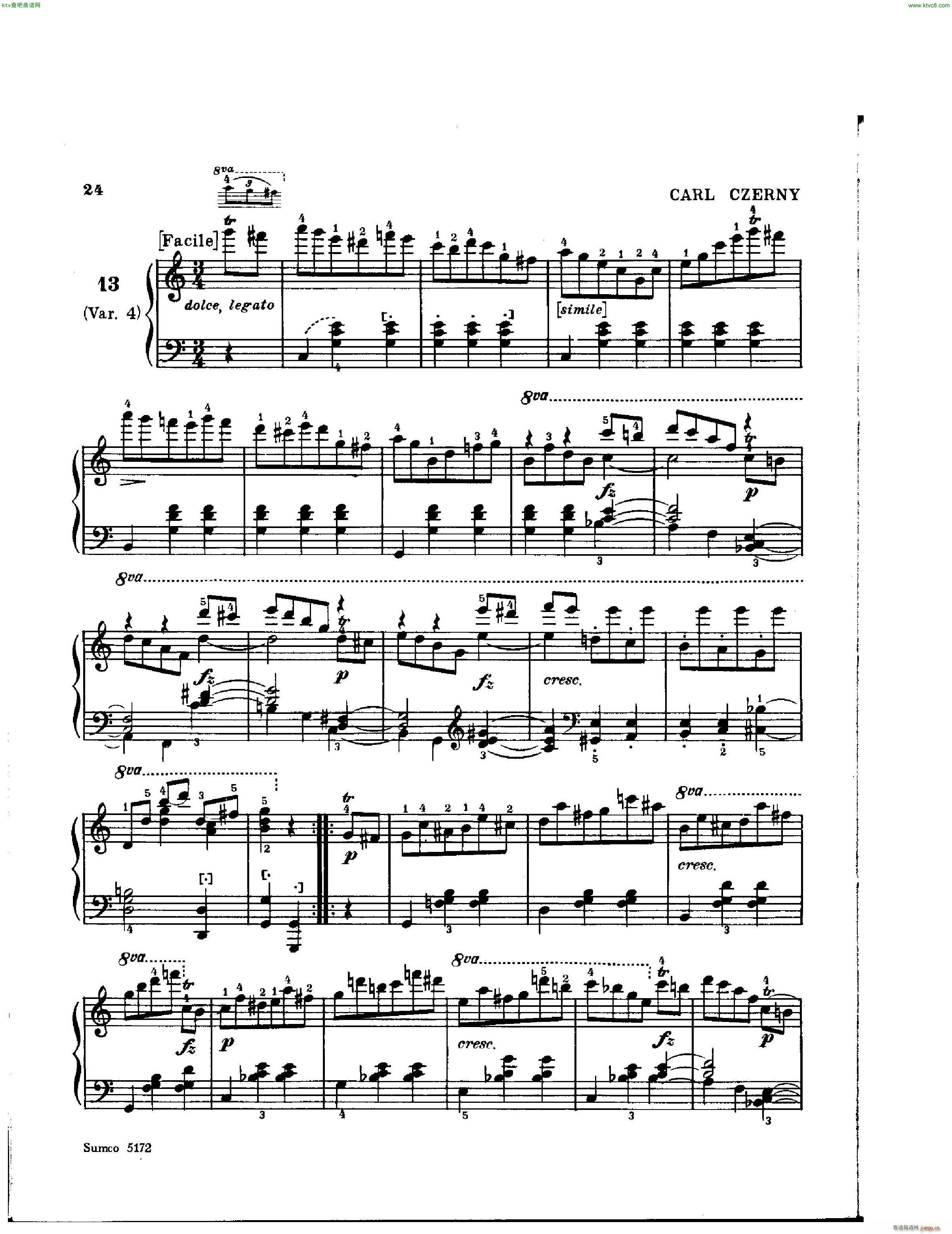 diabelli various variations not beethoven no cover(钢琴谱)20