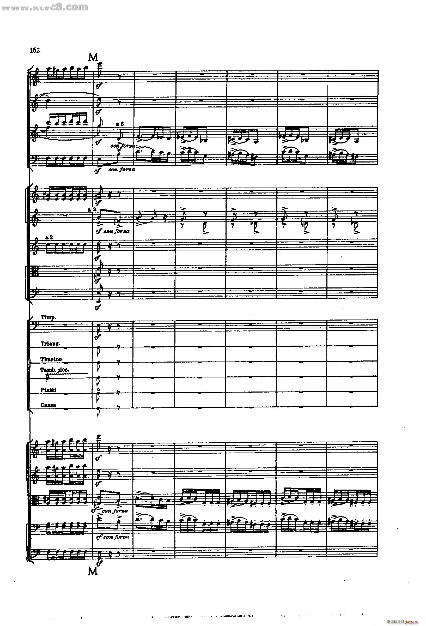 舍赫拉查达交响组曲 作品35 第四部分(总谱)16