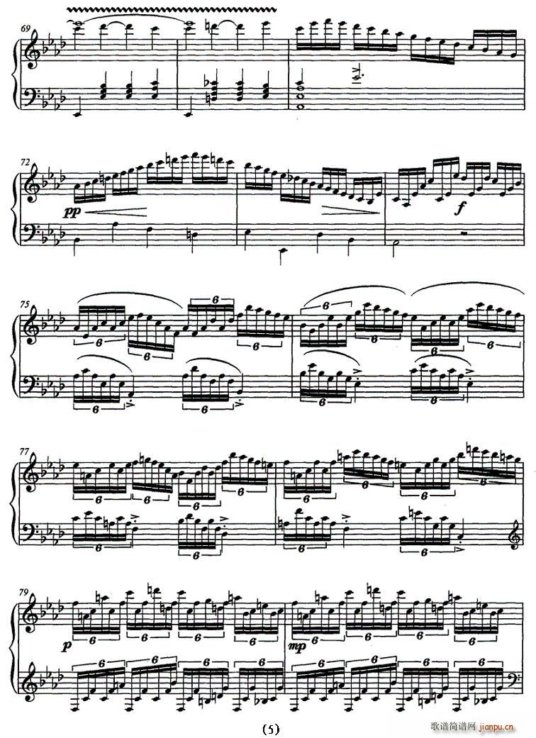 夜曲——肖邦的回忆(九字歌谱)5