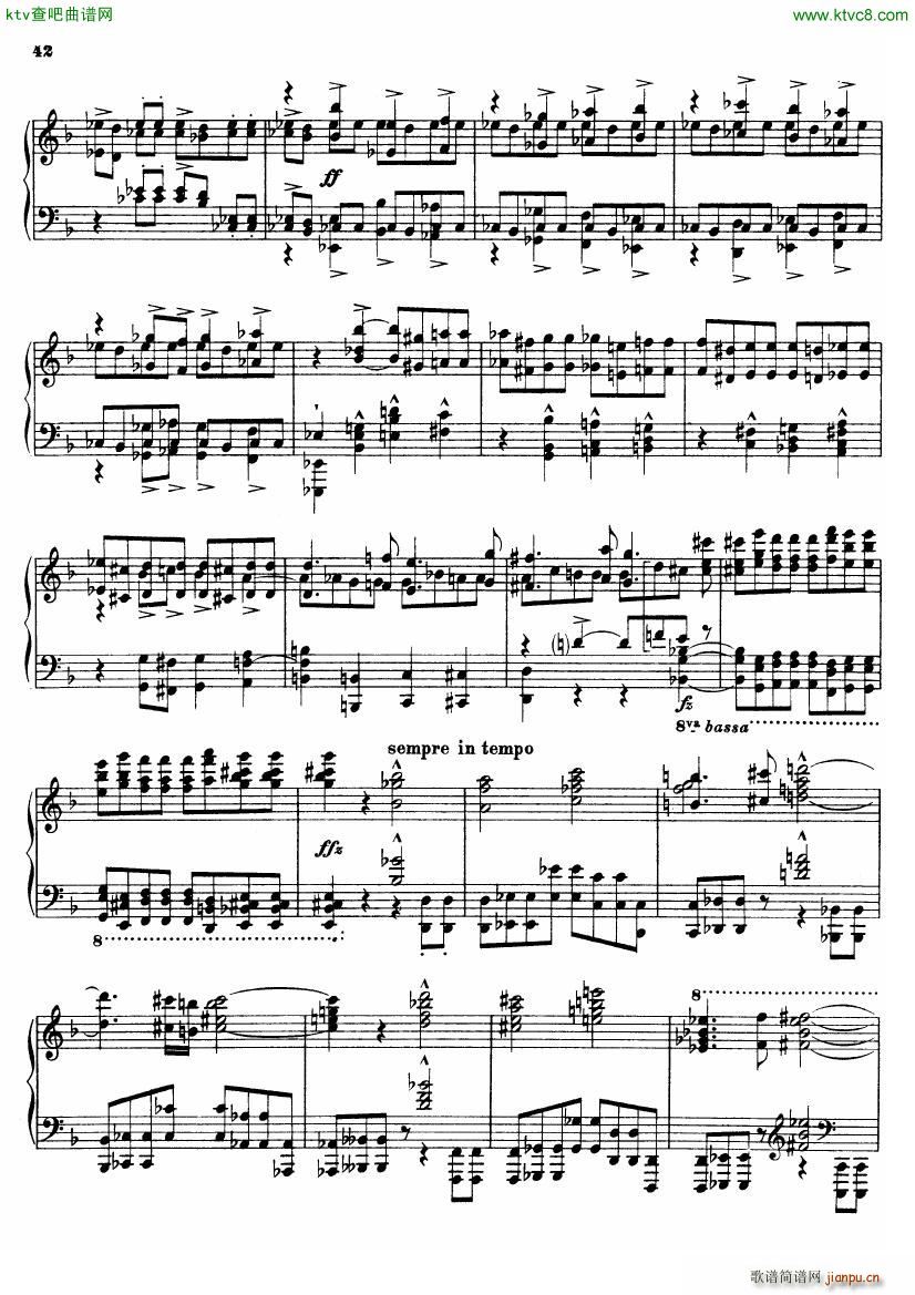 Busoni Fantasia Contrappuntistica(钢琴谱)42