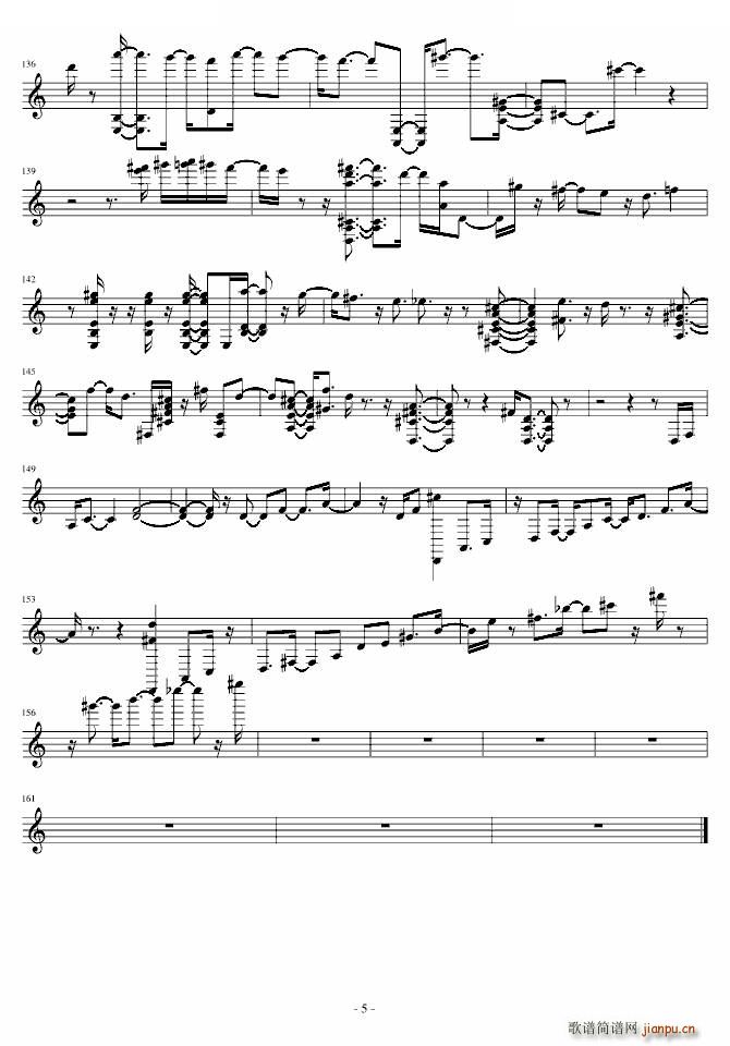 梦弎(二字歌谱)5