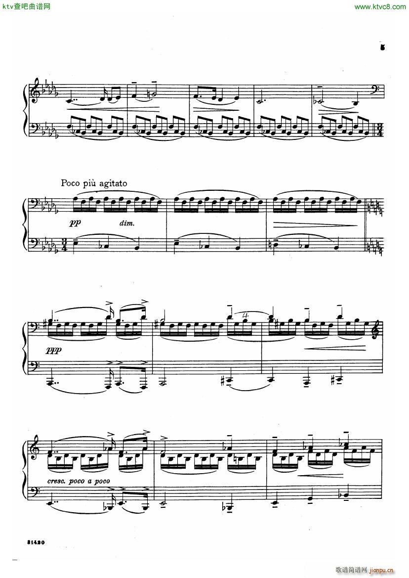 bloch poems sea(钢琴谱)3