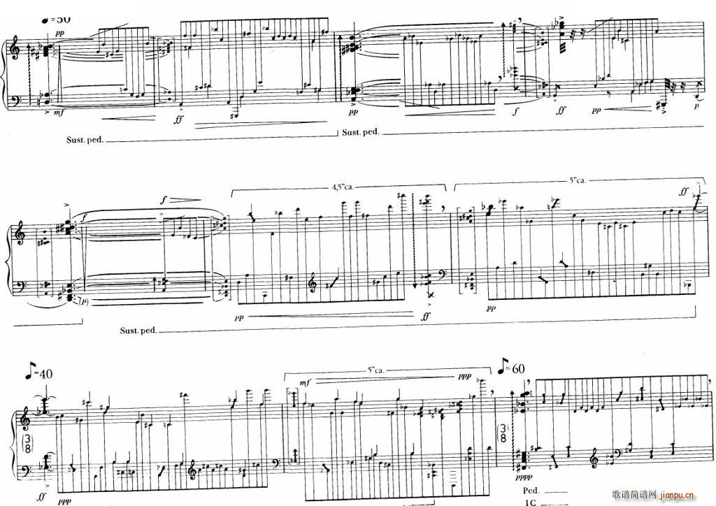 Berio Sequenza IV Sequenza IV(十字及以上)13