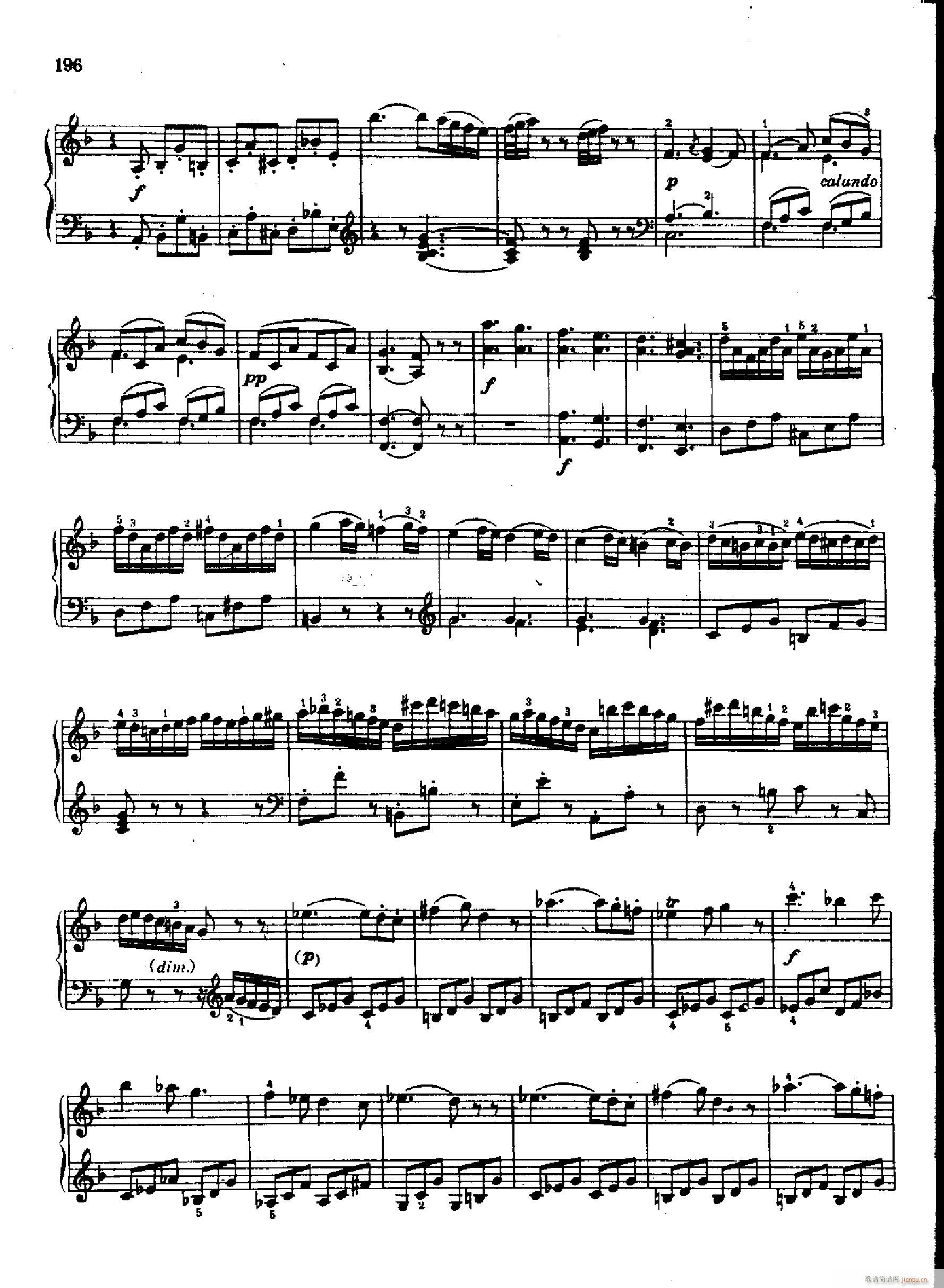 奏鸣曲Nr.332(钢琴谱)14