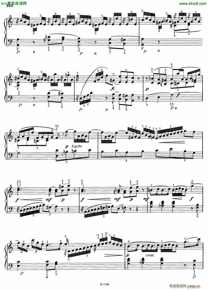 Benda 16 Sonatas 四(钢琴谱)11