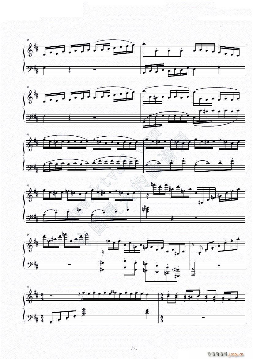 Piano Sonata No 33 in D Major(钢琴谱)7