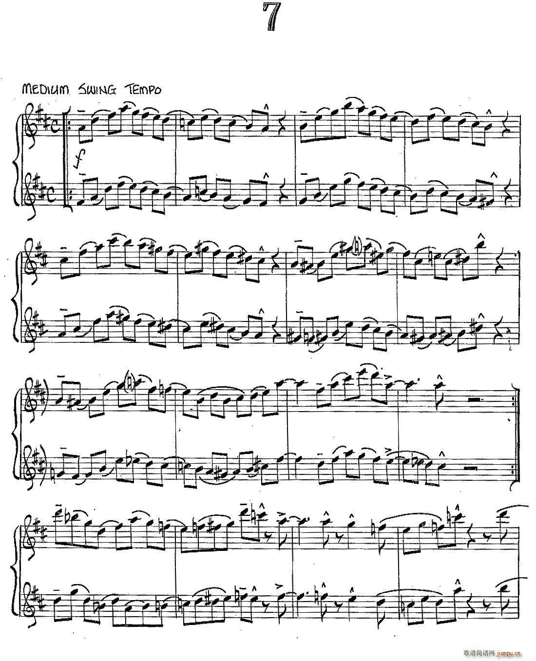 Jazz Conception For Saxophone Duets 7 二重奏(总谱)1