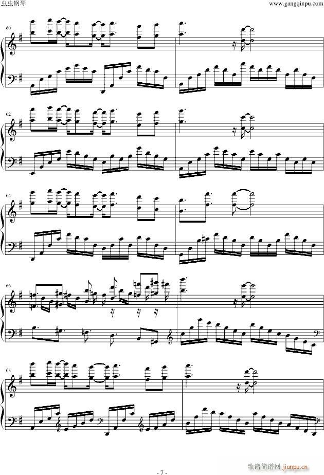 bebu silvette‘s piano(钢琴谱)7