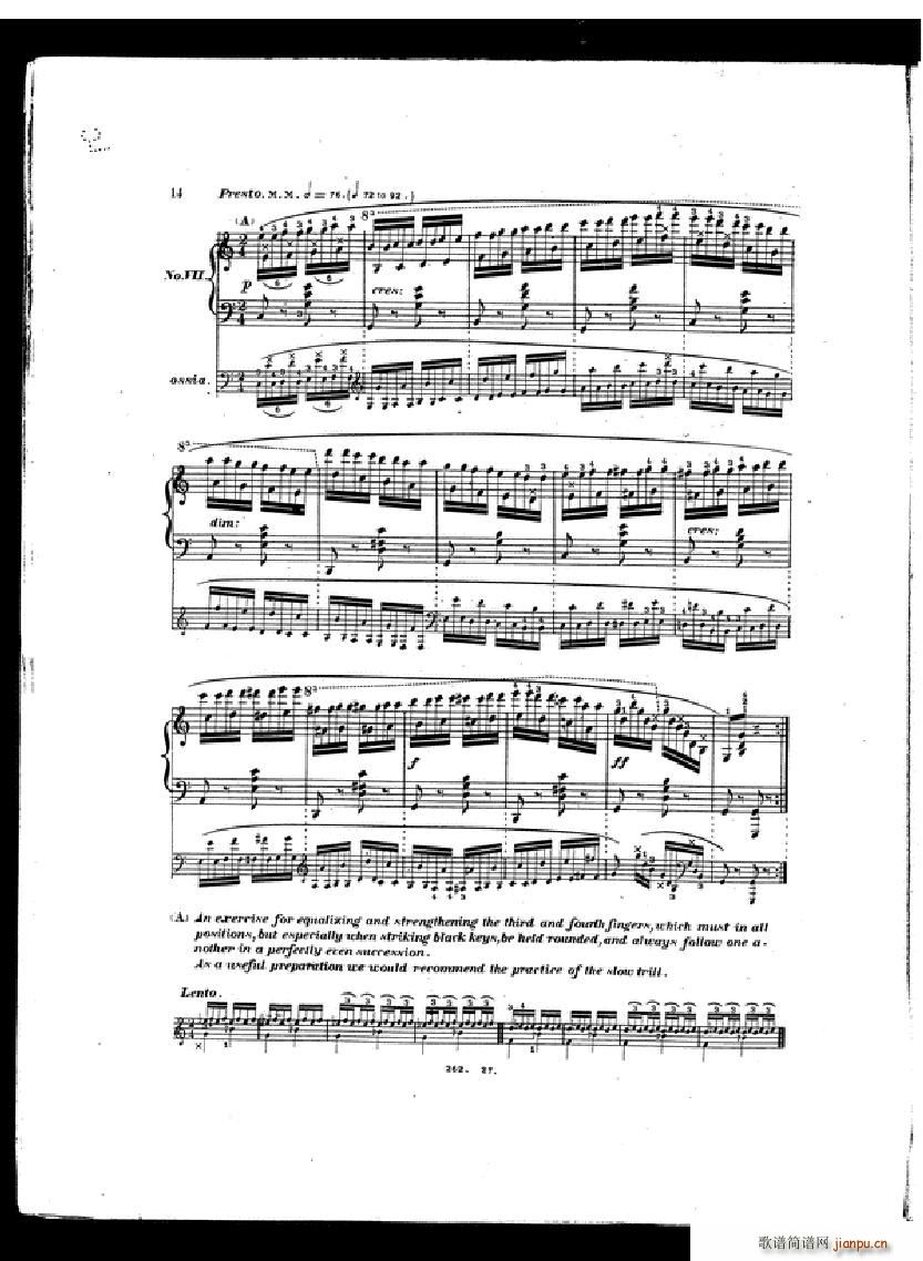 Czerny Etudes de la velocite book II(钢琴谱)12