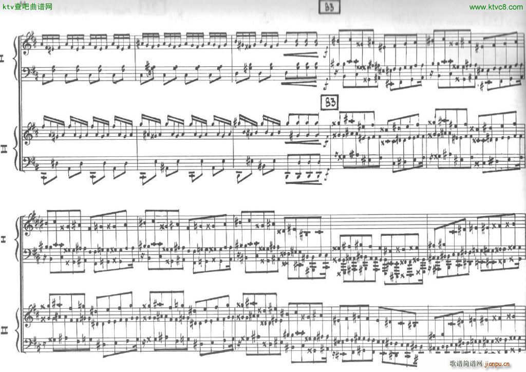 Bolling Sonata for Two Pianist no 2 Part3(钢琴谱)7