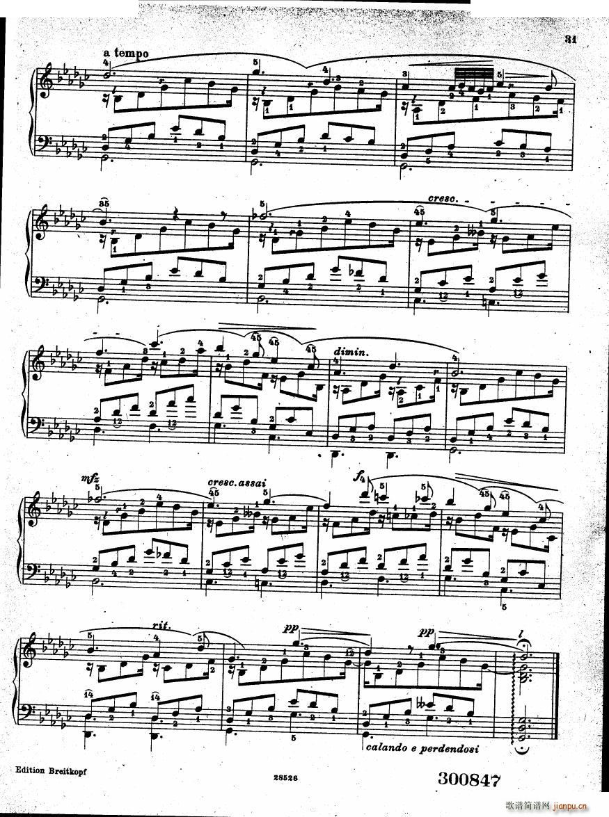 Henselt Piano Solo Album Piano Solo Album(十字及以上)30