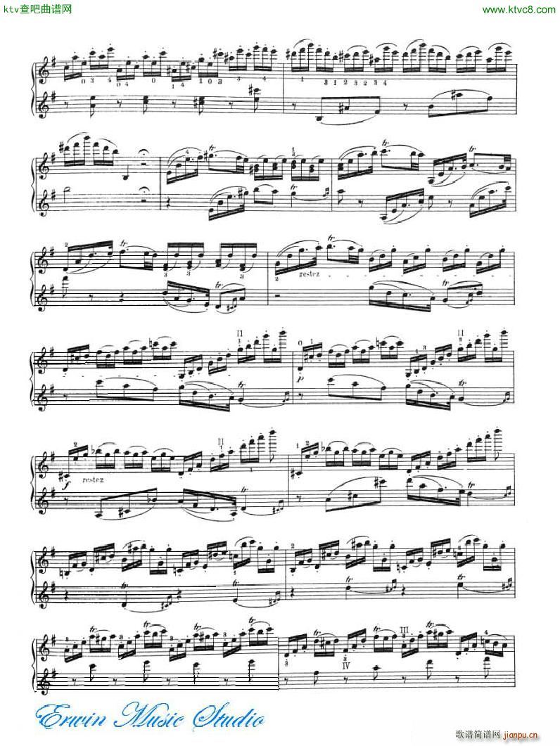 加维尼耶 24首隨想曲Pierre Gavinies 24 Caprices 13 16(十字及以上)11