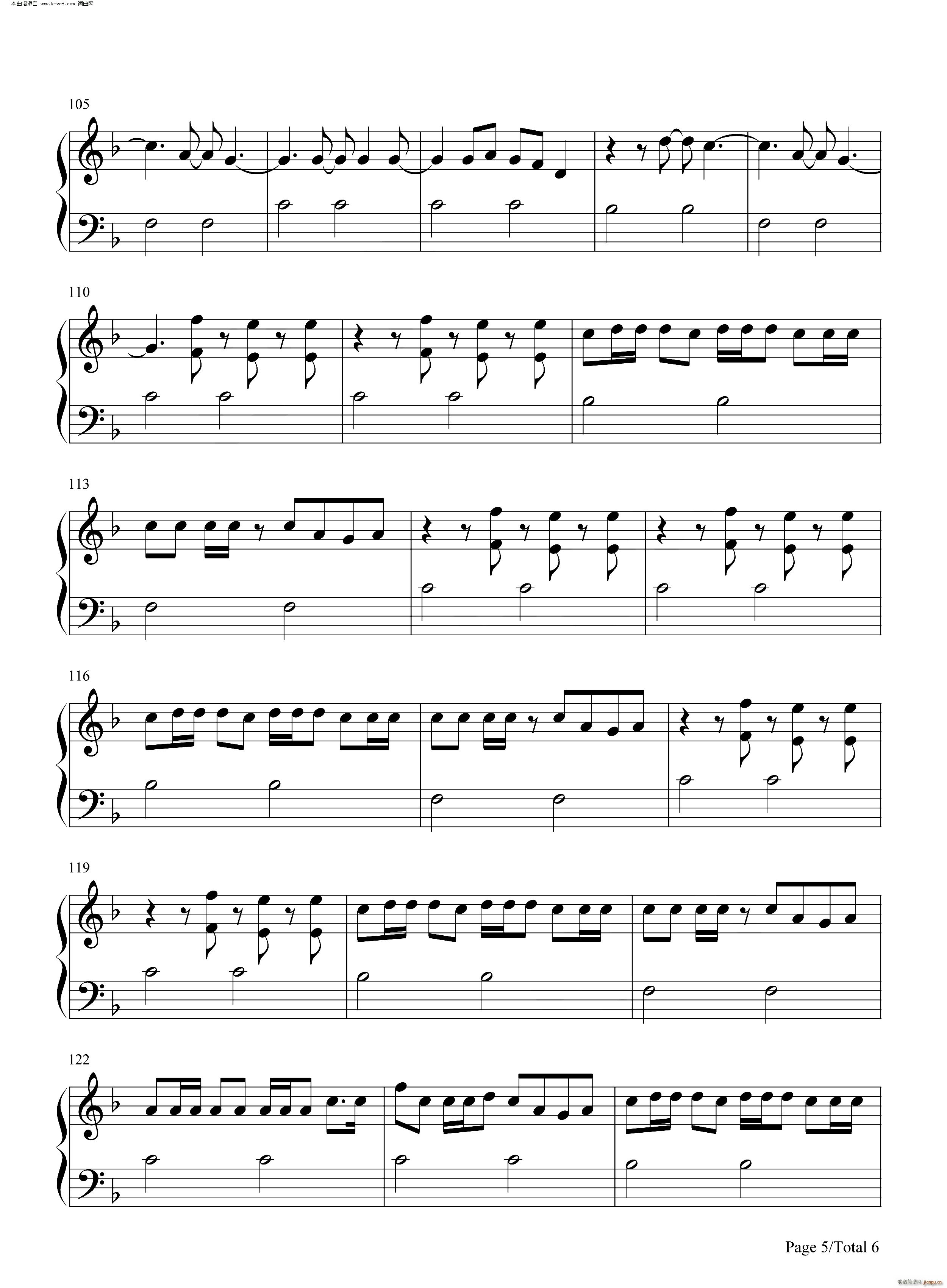 Sunflower Vol 6(钢琴谱)5