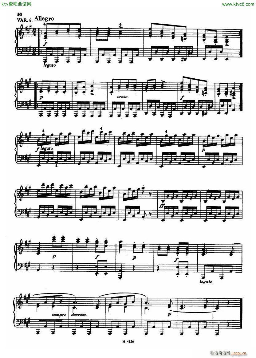 Czech piano variations from 18th century(钢琴谱)14