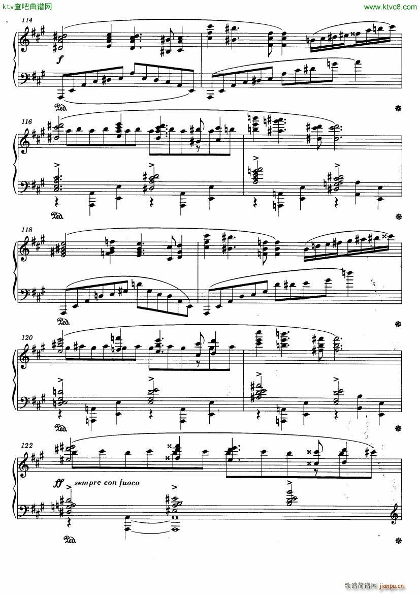 Griffes The Pleasure Dome of Kubla Khan(钢琴谱)12