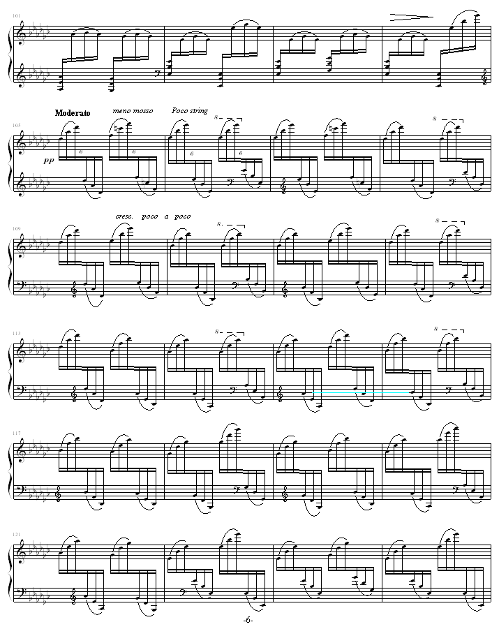 春江花月夜(钢琴谱)6