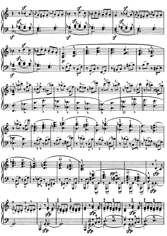 第三钢琴奏鸣曲-Op.2No.3(钢琴谱)22