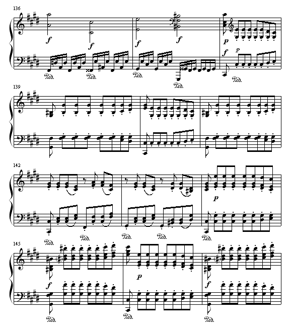 月光(钢琴谱)12