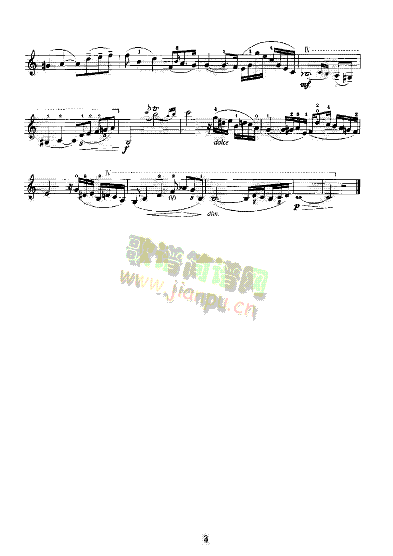 马扎斯小提琴华丽练习曲27首作品36号弦乐类小提琴(其他乐谱)3