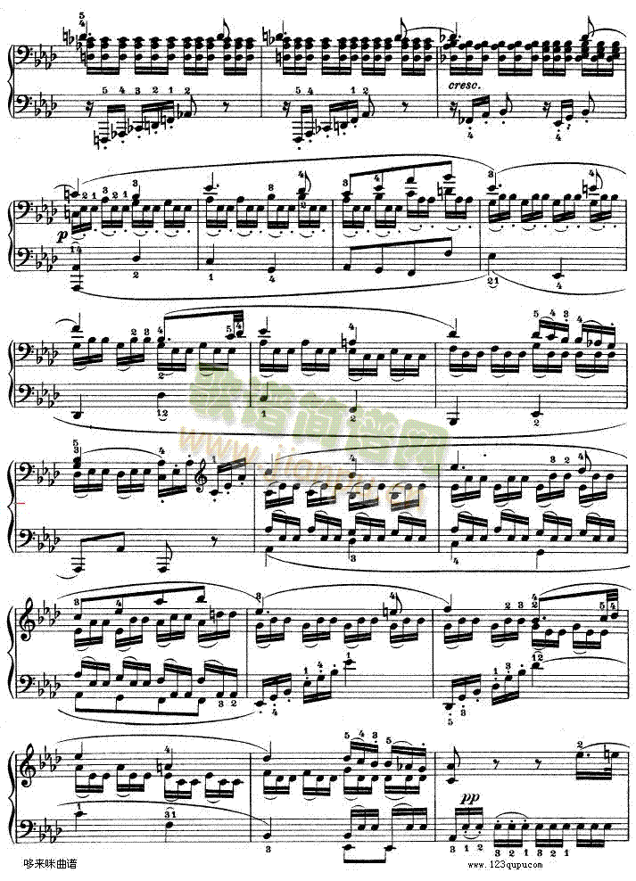 C小调第八琴奏鸣曲Op—13-贝多芬(钢琴谱)11