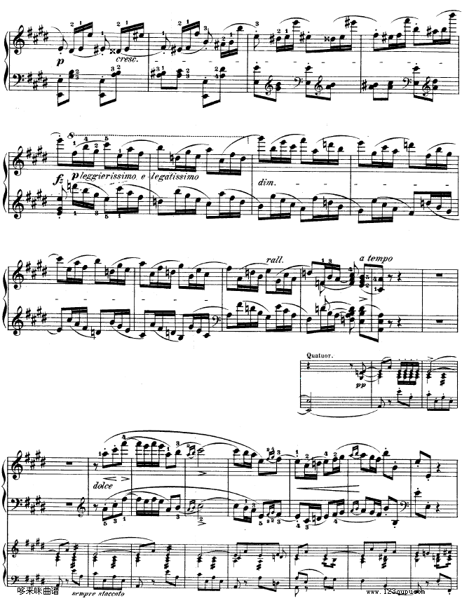 钢琴第一协奏曲op.11-3-肖邦(钢琴谱)5