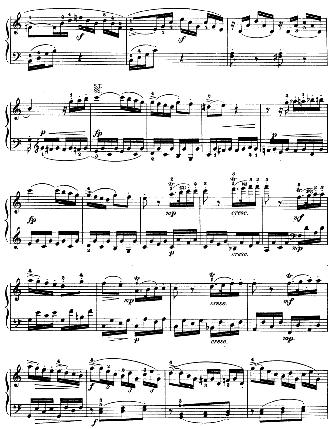 钢琴奏鸣曲kv330(钢琴谱)13