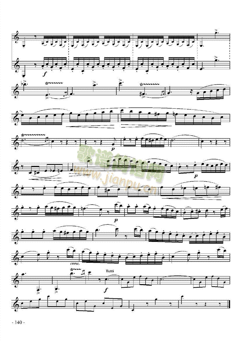 九级外国乐曲管乐类单簧管(其他乐谱)16
