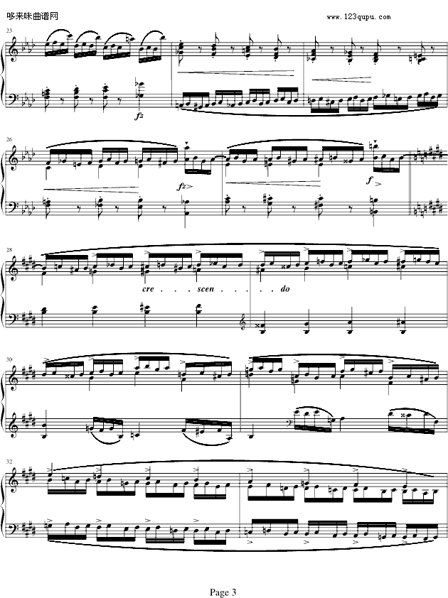 肖邦练习曲op10.4-肖邦(钢琴谱)3