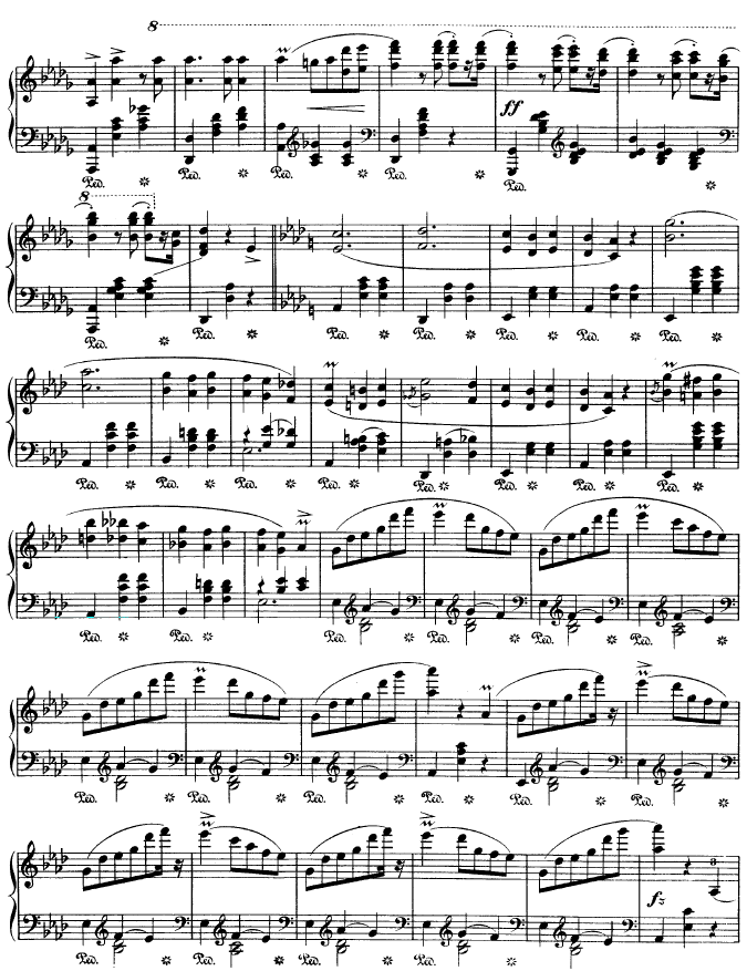 钢琴圆舞曲34-1(钢琴谱)6