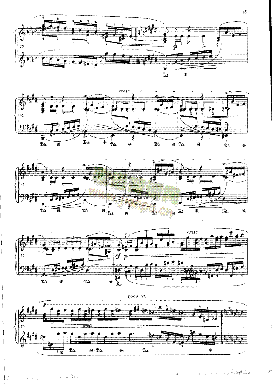 波洛涅兹幻想曲OP.61键盘类钢琴(其他乐谱)6
