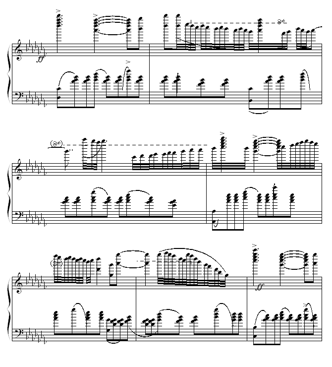 练习曲(钢琴谱)7